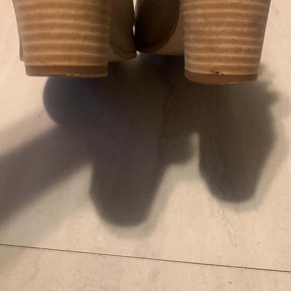 Betty Barclay Women's Tan Open Toe Heeled Ankle Boots Size 9 - Picture 10 of 12